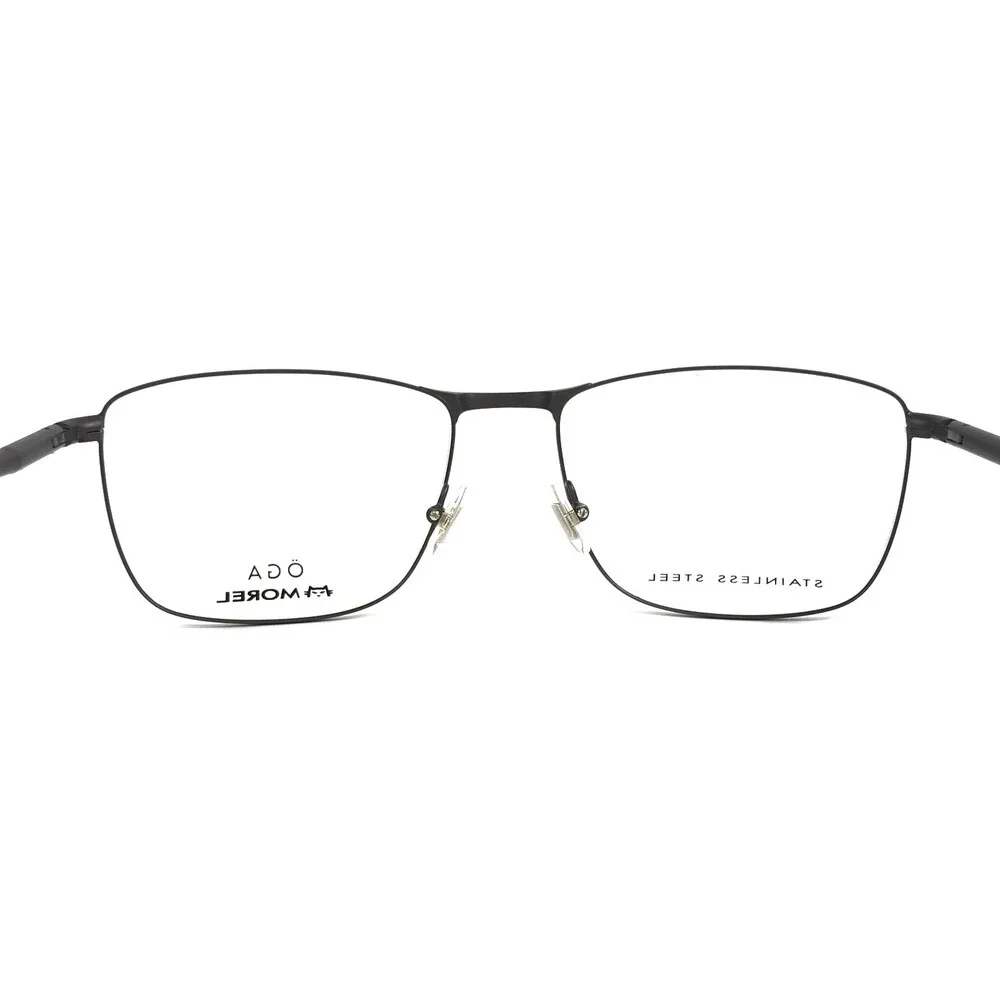 OGA by Morel Eyeglasses Frames 10063O MR05 Black Tortoise Full Rim 59-19-150
